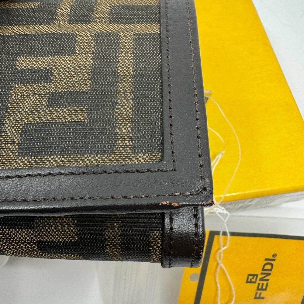 Fendi Zucca Wallet Vintage NWT